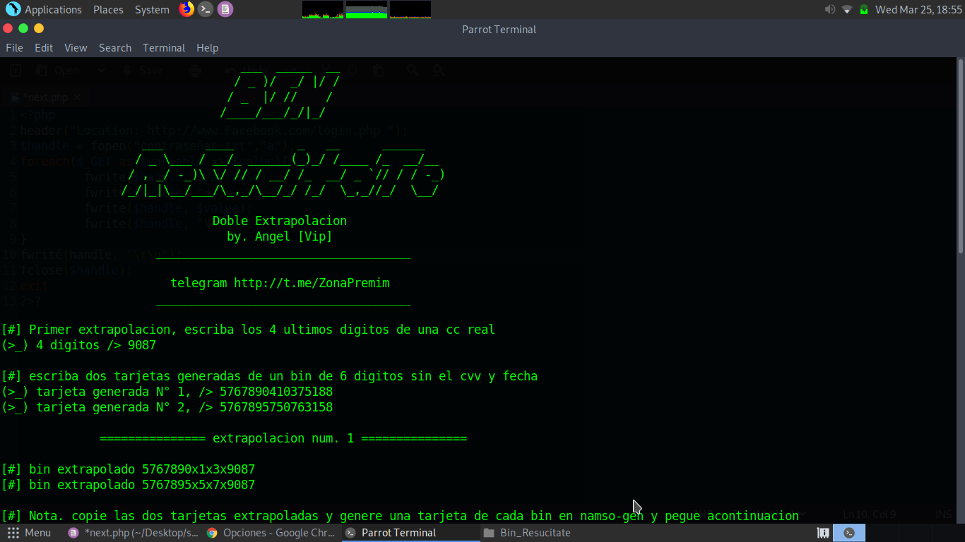 GitHub AngelV1p/Bin_Resucitate script extrapolador de bins, revive y saca lives con el metodo