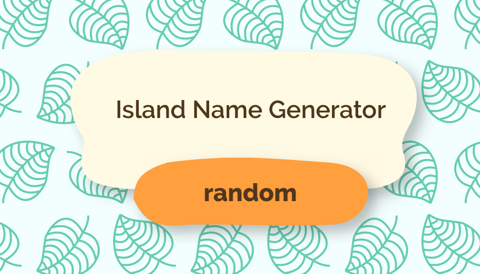 GitHub Pariyawit/randomislandname random island name generator