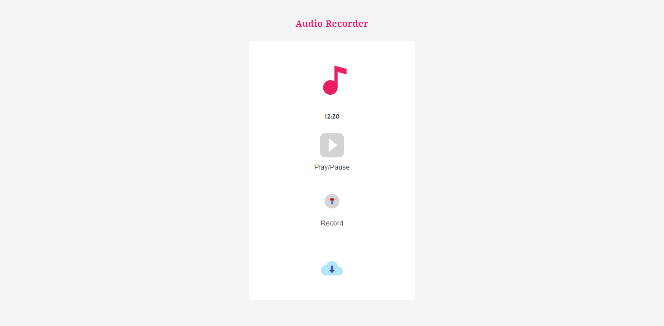 GitHub Adityapanther/AudioRecorderAppinVanillajavascript audio