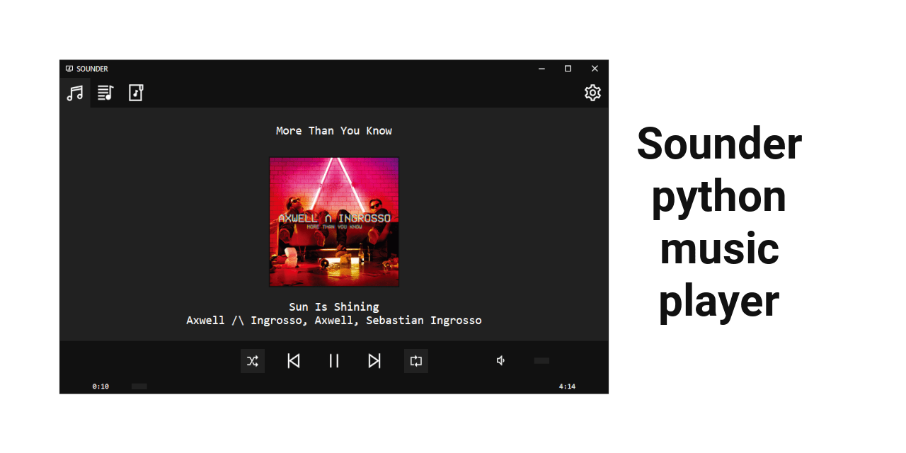 GitHub MateuszPerczak/Sounder4 Python music player