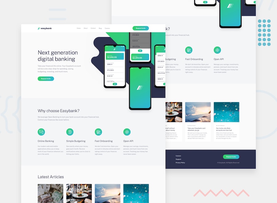 GitHub yomarsanchez/easybanklandingpage Easybank landing page con Sass