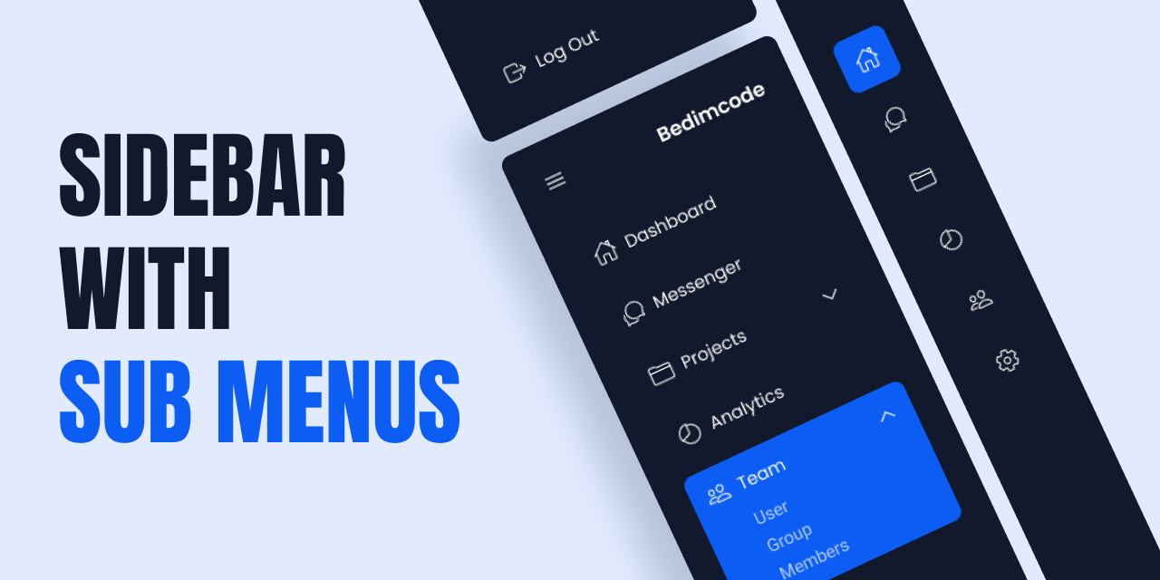 GitHub bedimcode/sidebarmenusubmenus Sidebar Menu With Submenu