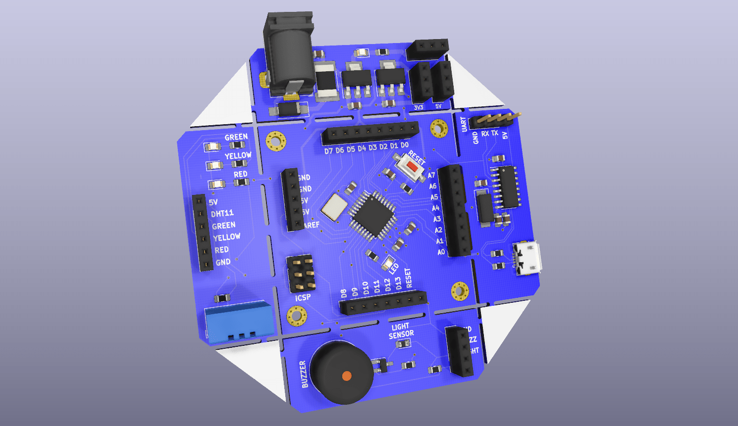 GitHub ElektroNeo/ModularDevelopmentBoard recycle Arduino based
