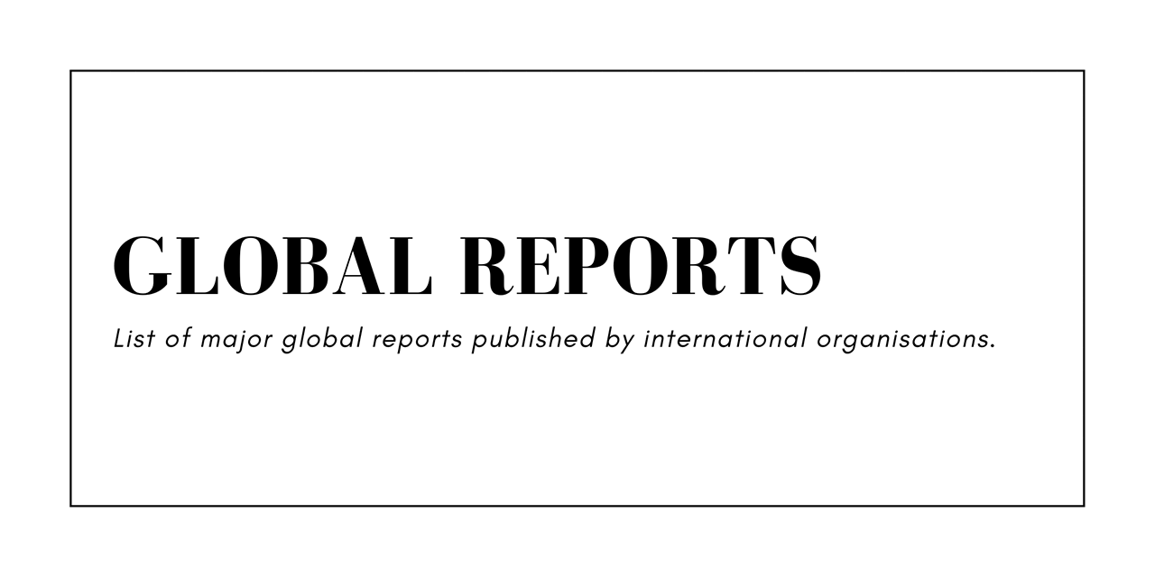 GitHub andressoop/globalreports List of major global reports