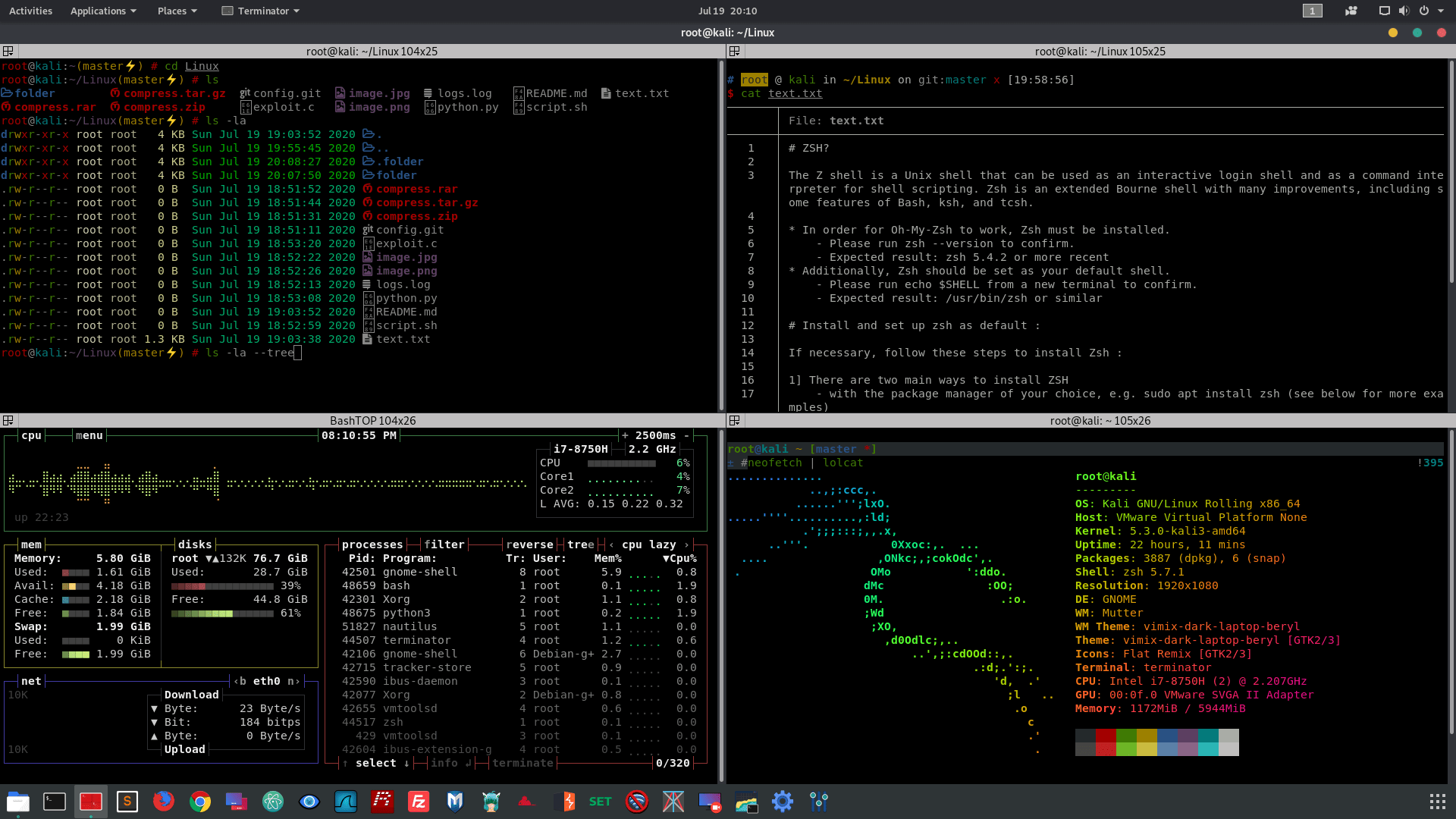 GitHub thehackingsage/zsh ZSH Customization