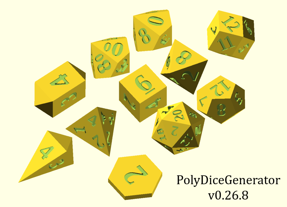 GitHub charmaur/PolyDiceGenerator A customizable Polyhedral Dice