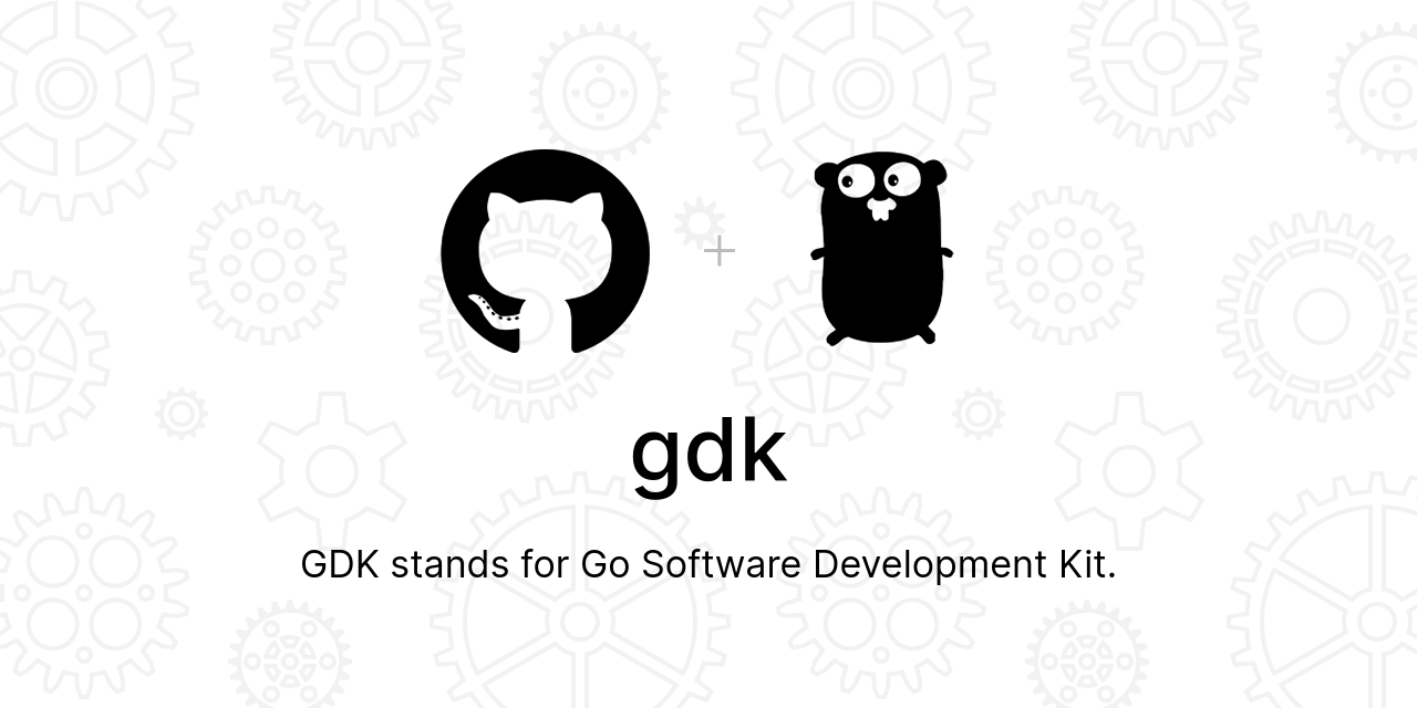 GitHub rizalgowandy/gdk GDK stands for Go Software Development Kit.