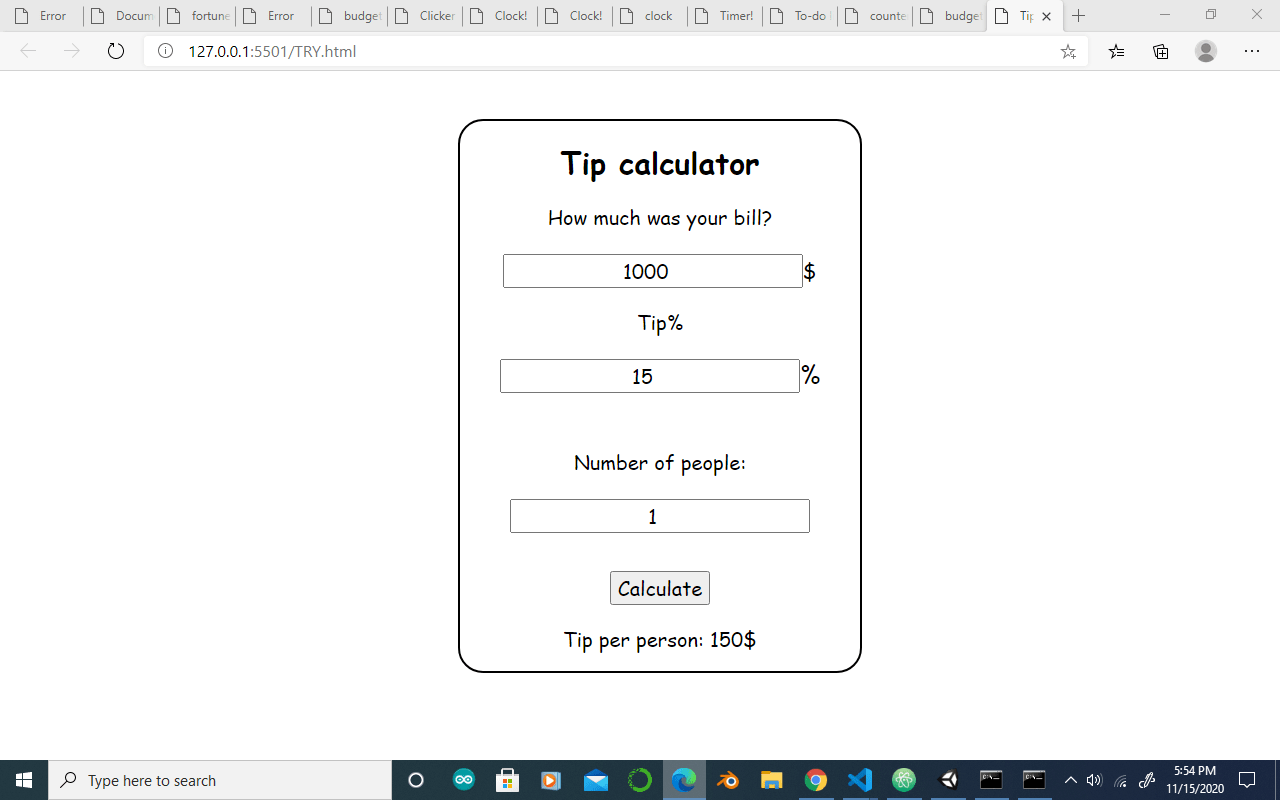 GitHub NayakTheCoder/Tipcalculator have you ever got stuck in