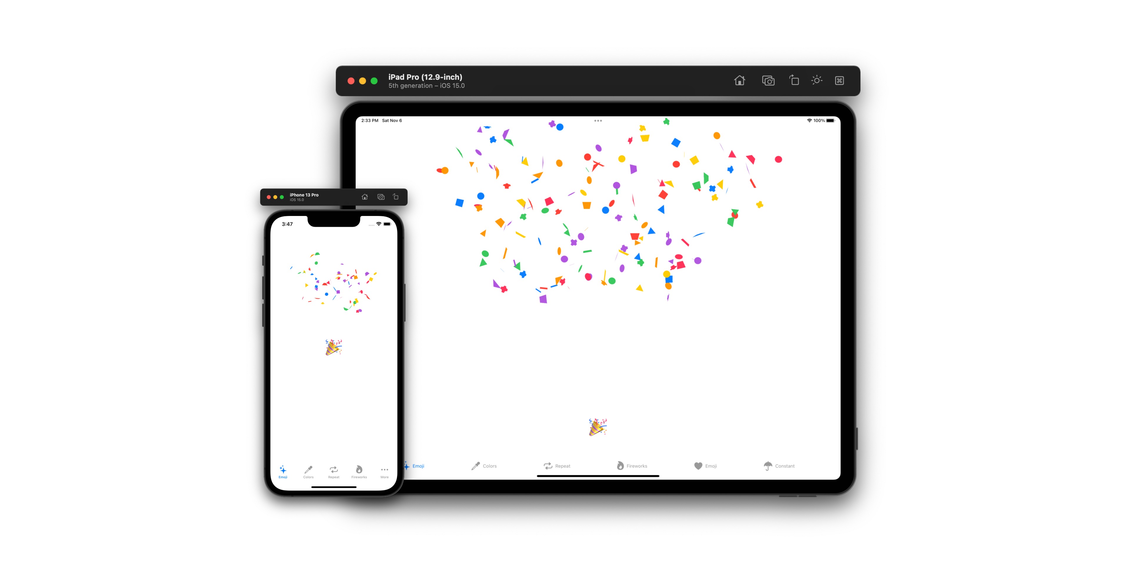 GitHub simibac/ConfettiSwiftUI SwiftUI Package for Configurable