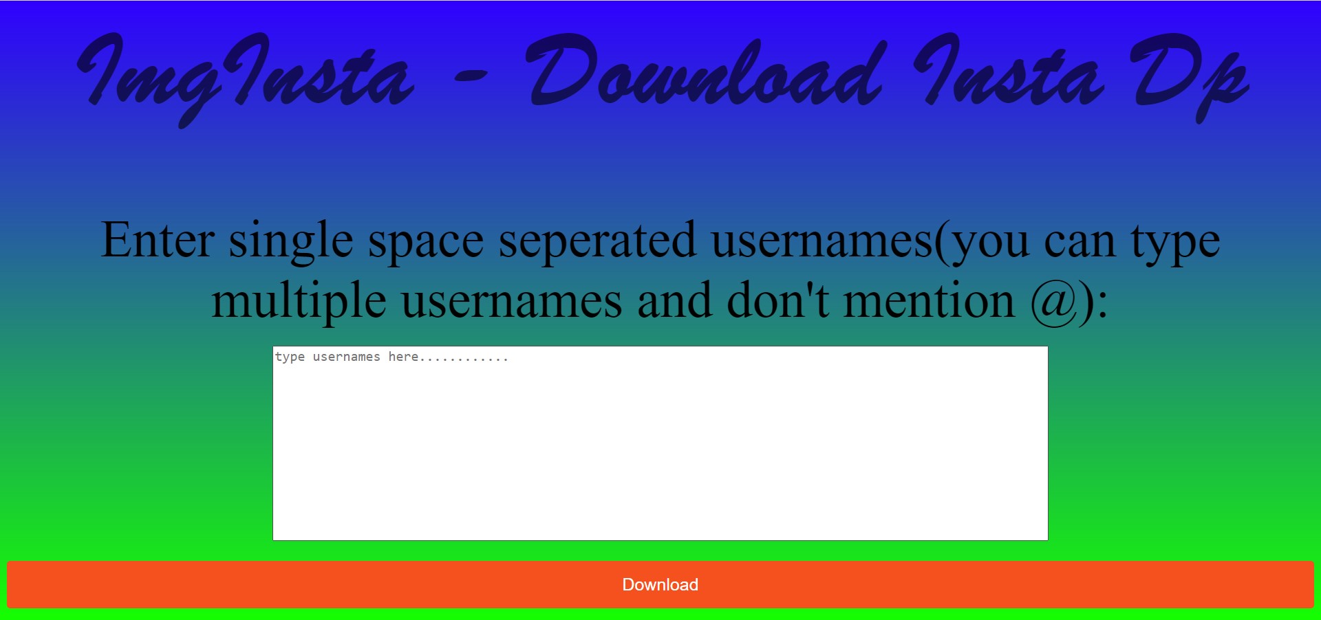 instagramdpdownloader · GitHub Topics · GitHub