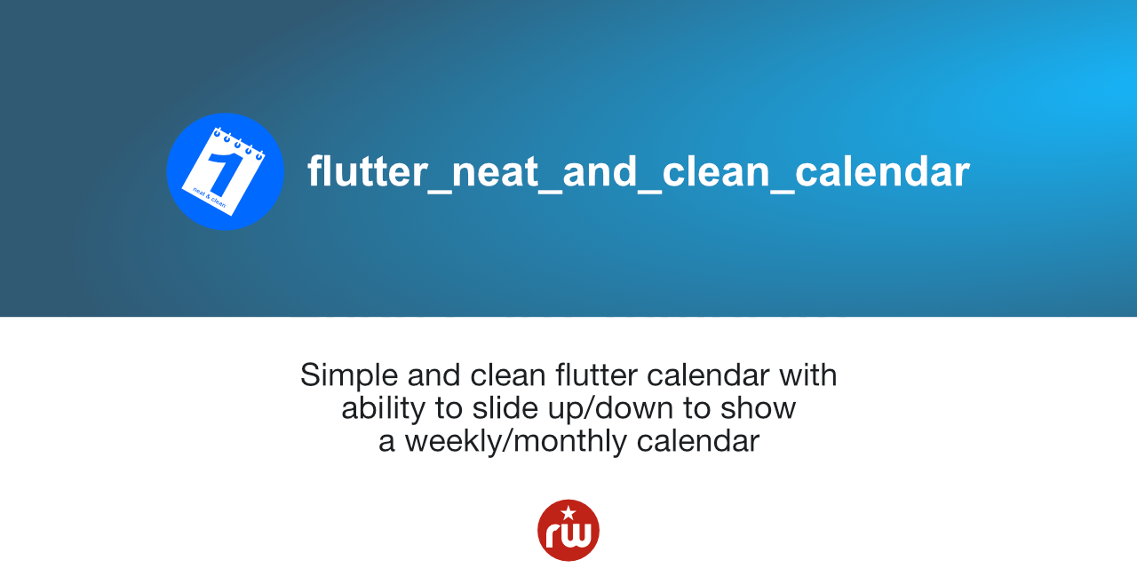 GitHub rwbr/flutter_neat_and_clean_calendar Simple and clean flutter