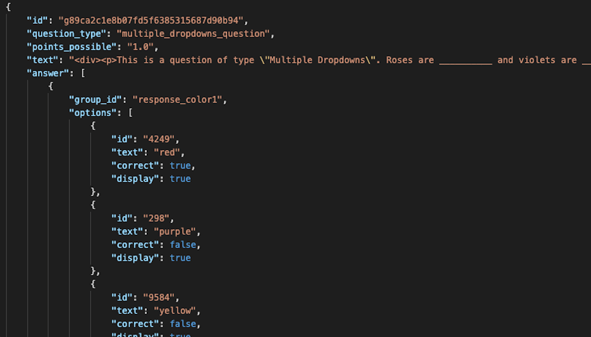 GitHub rolfis/qticonvert Converts QTI (quiz) export from Canvas to