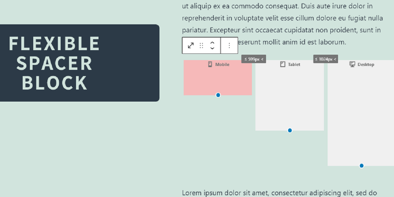 GitHub thamano/flexiblespacerblock WordPress plugin to add white