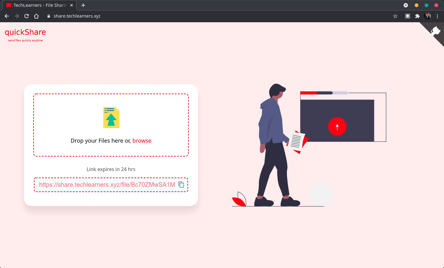 GitHub TechLearnersInc/FileSharingApp A File Sharing web app is