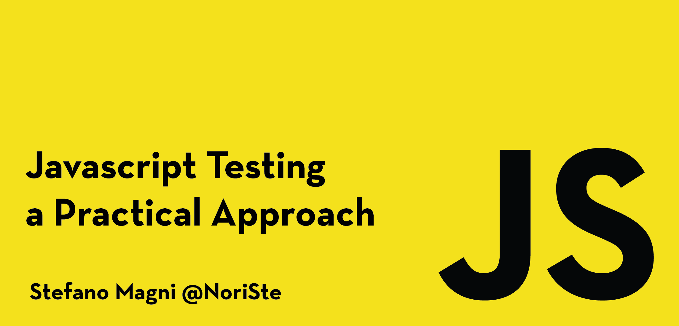 GitHub NoriSte/javascripttestingpracticalapproach2021course