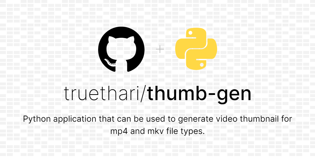 thumbnailgenerator · GitHub Topics · GitHub