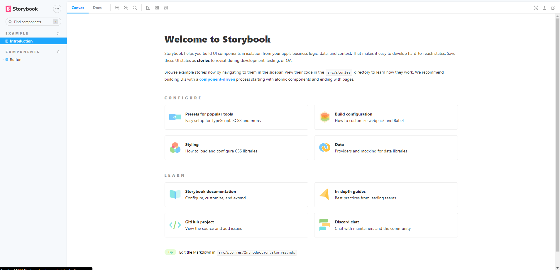 GitHub michaelgudzevskyi/reactstorybookarchref Template for a UI