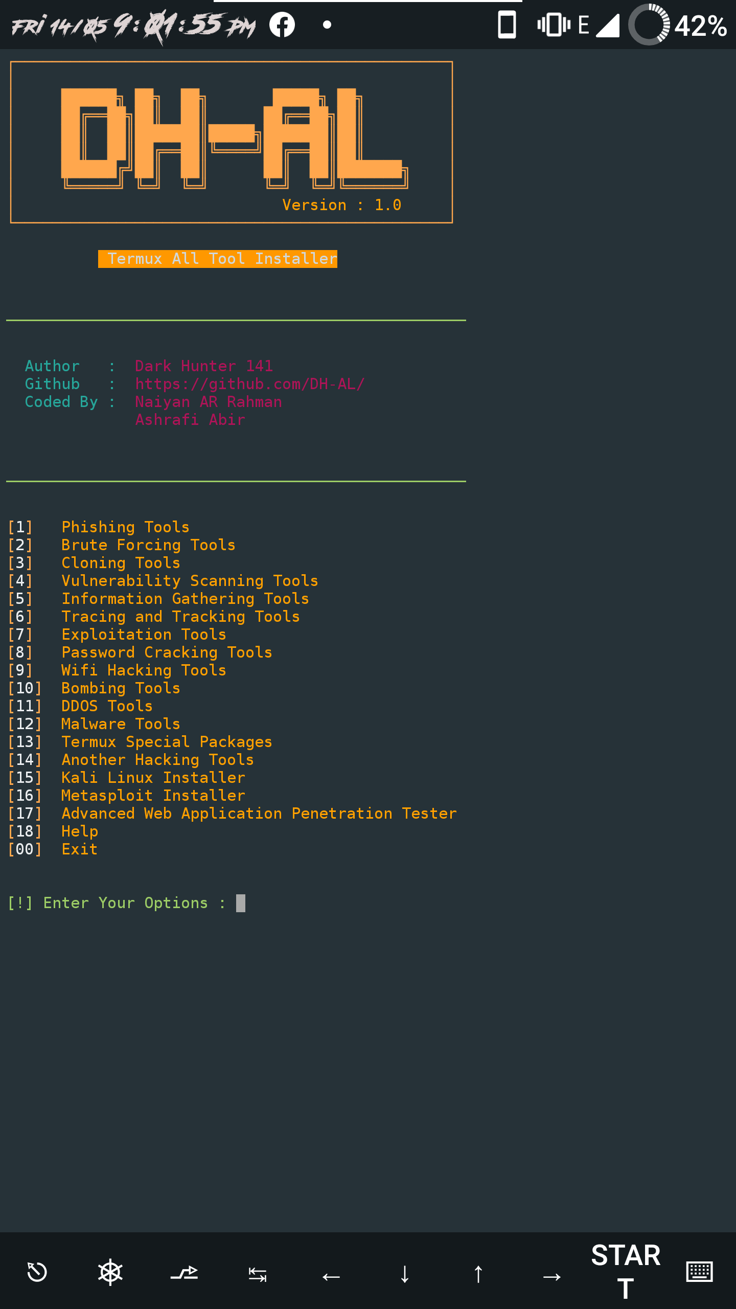 GitHub DHAL/DhAll This is a package of all hacking tools., This