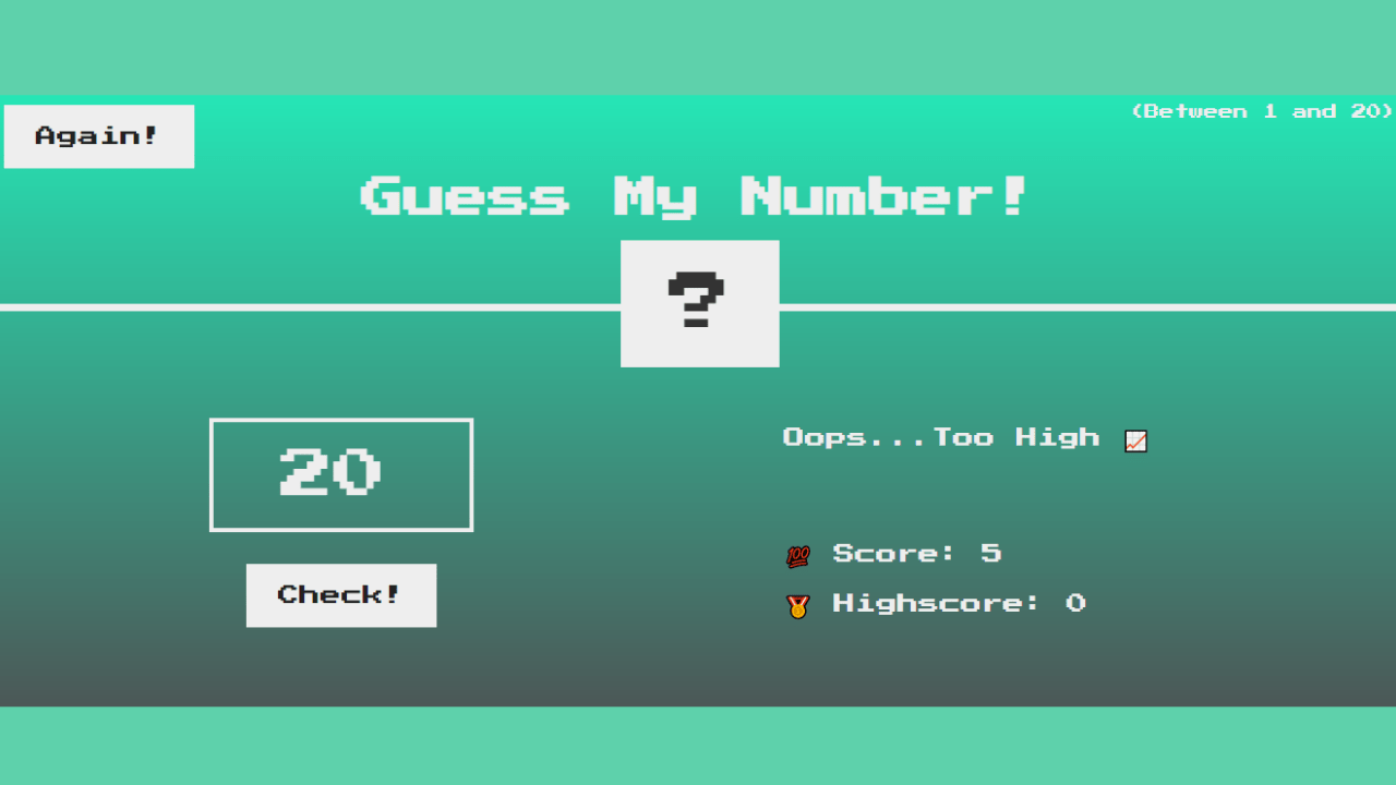 GitHub Rabia808/GuessMyNumber A Simple Game to guess the correct