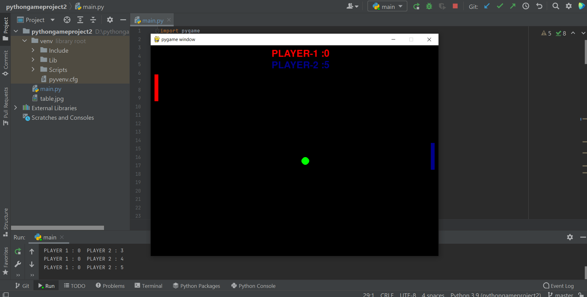 GitHub ronitmagar/PING_PONG_PYTHON_GAME ping pong game using pygame