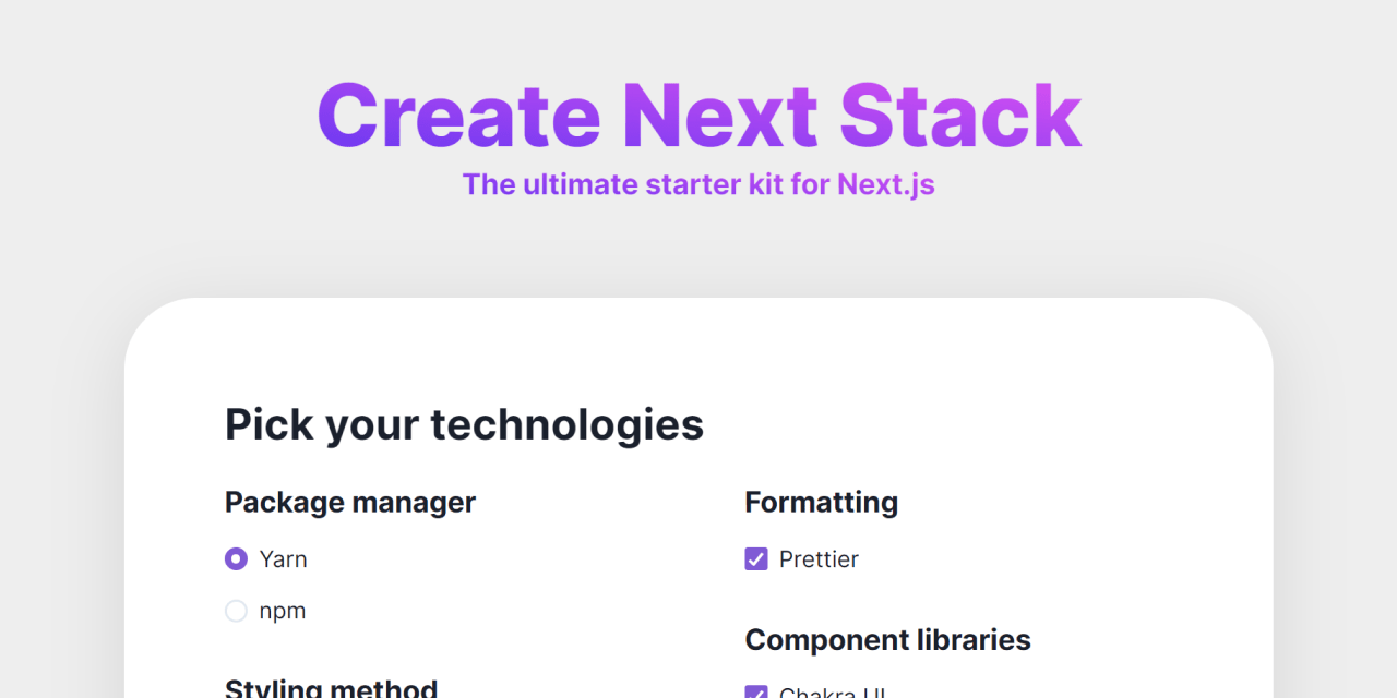 createnextstack · GitHub Topics · GitHub