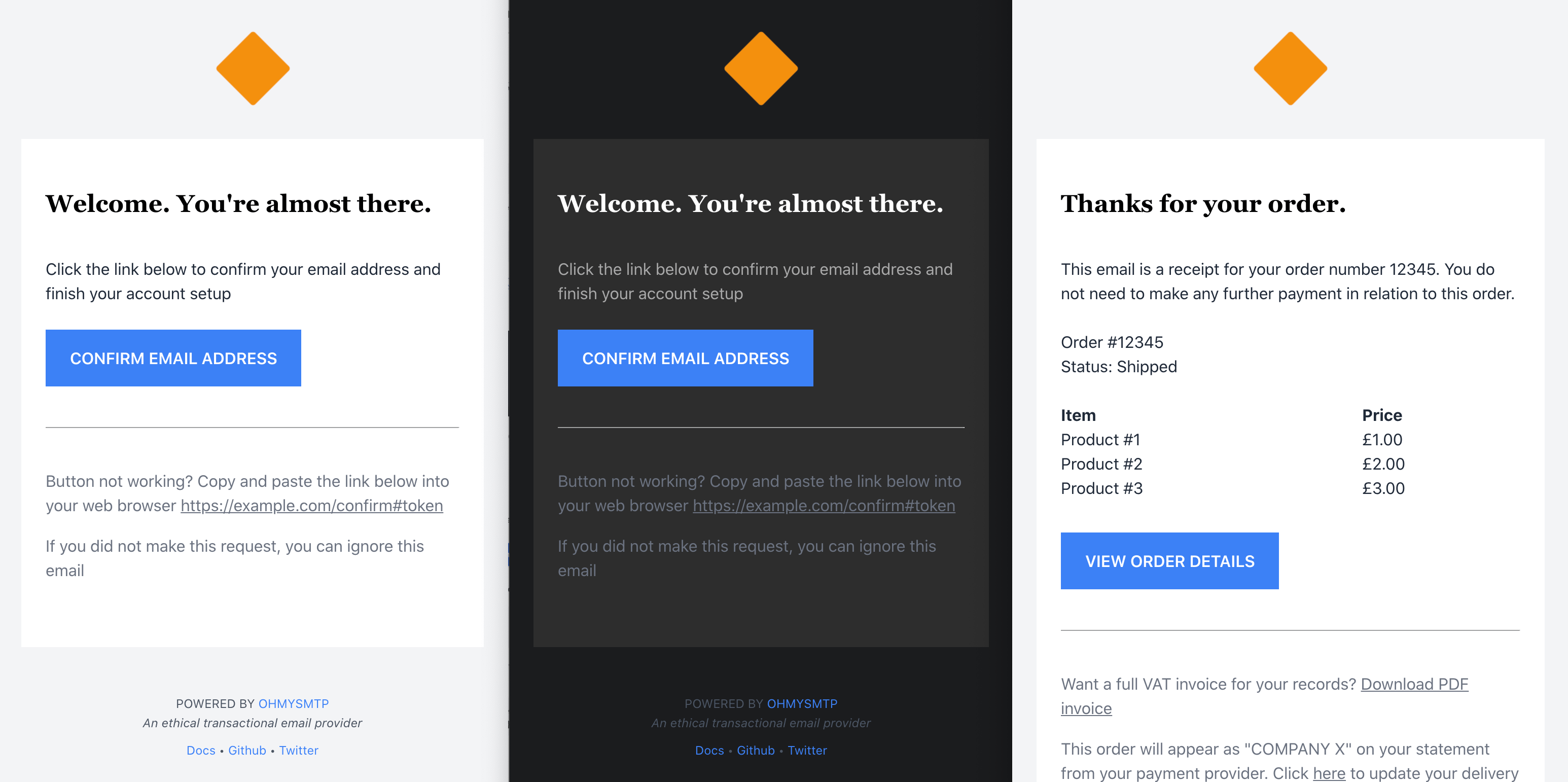 GitHub mailpace/templates A set of Transactional HTML Email