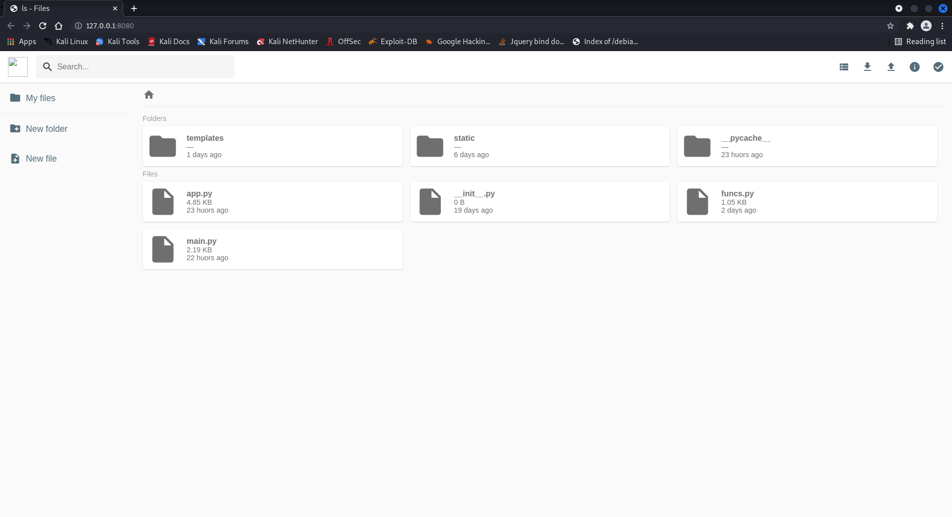 GitHub jakbin/filebrowser A browser based file explorer in pythonflask
