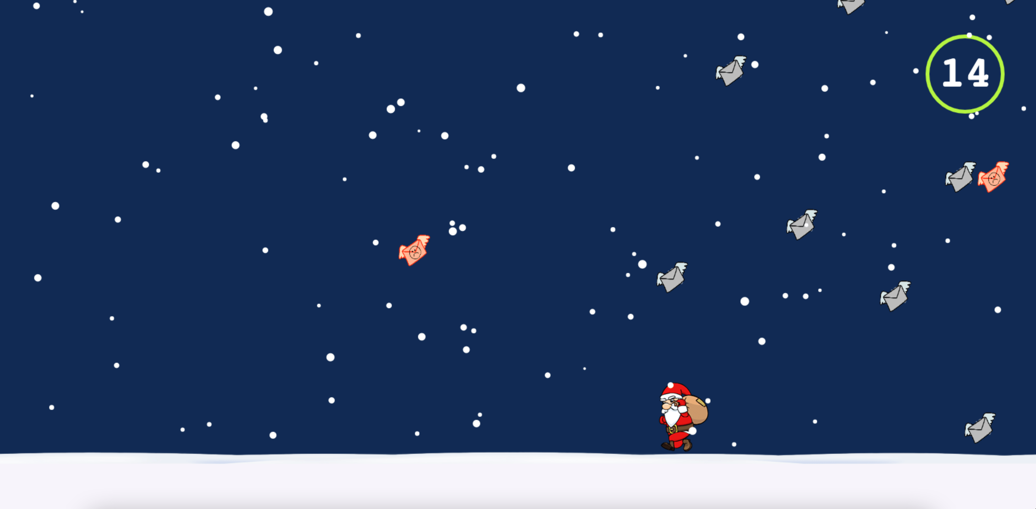 GitHub DoneDeal0/SantaLetters A fun 2D canvas game. Santa has lost