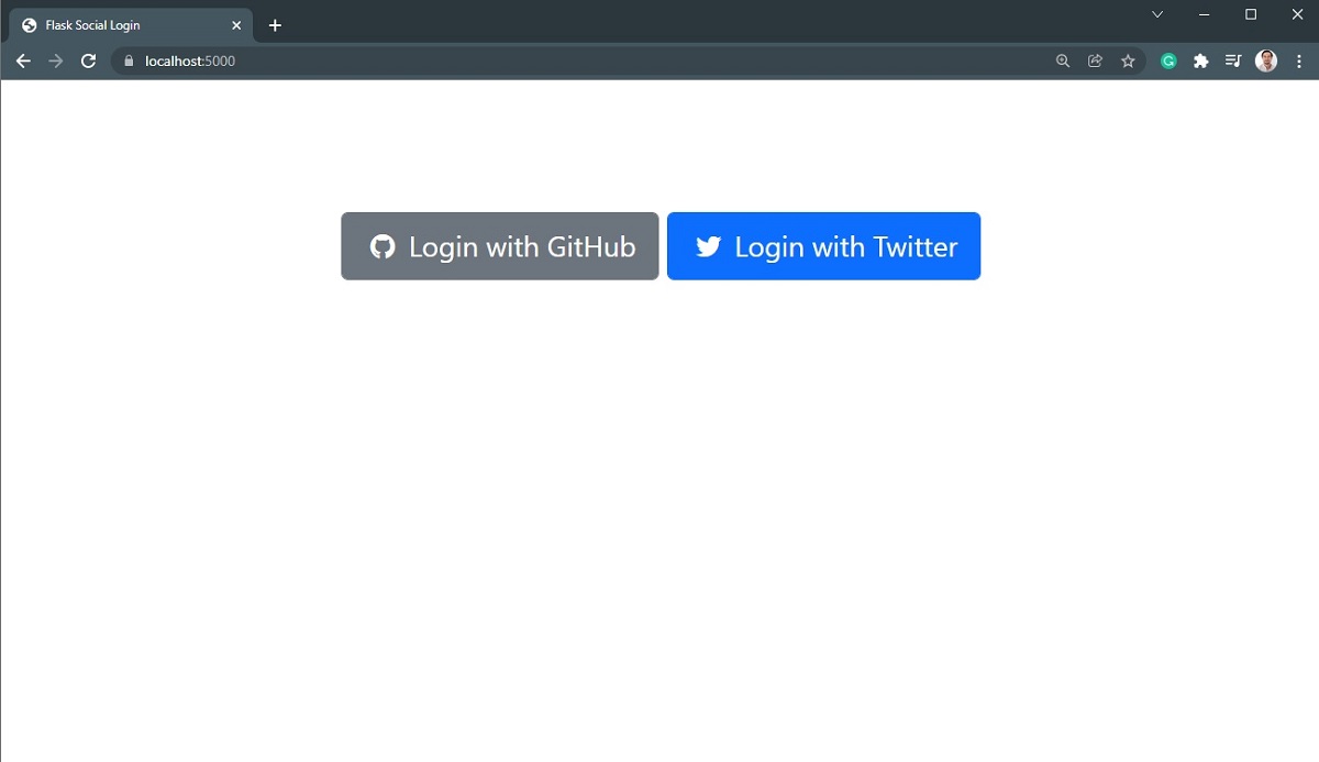 GitHub appgenerator/sampleflaskauthsocial Flask Social Login
