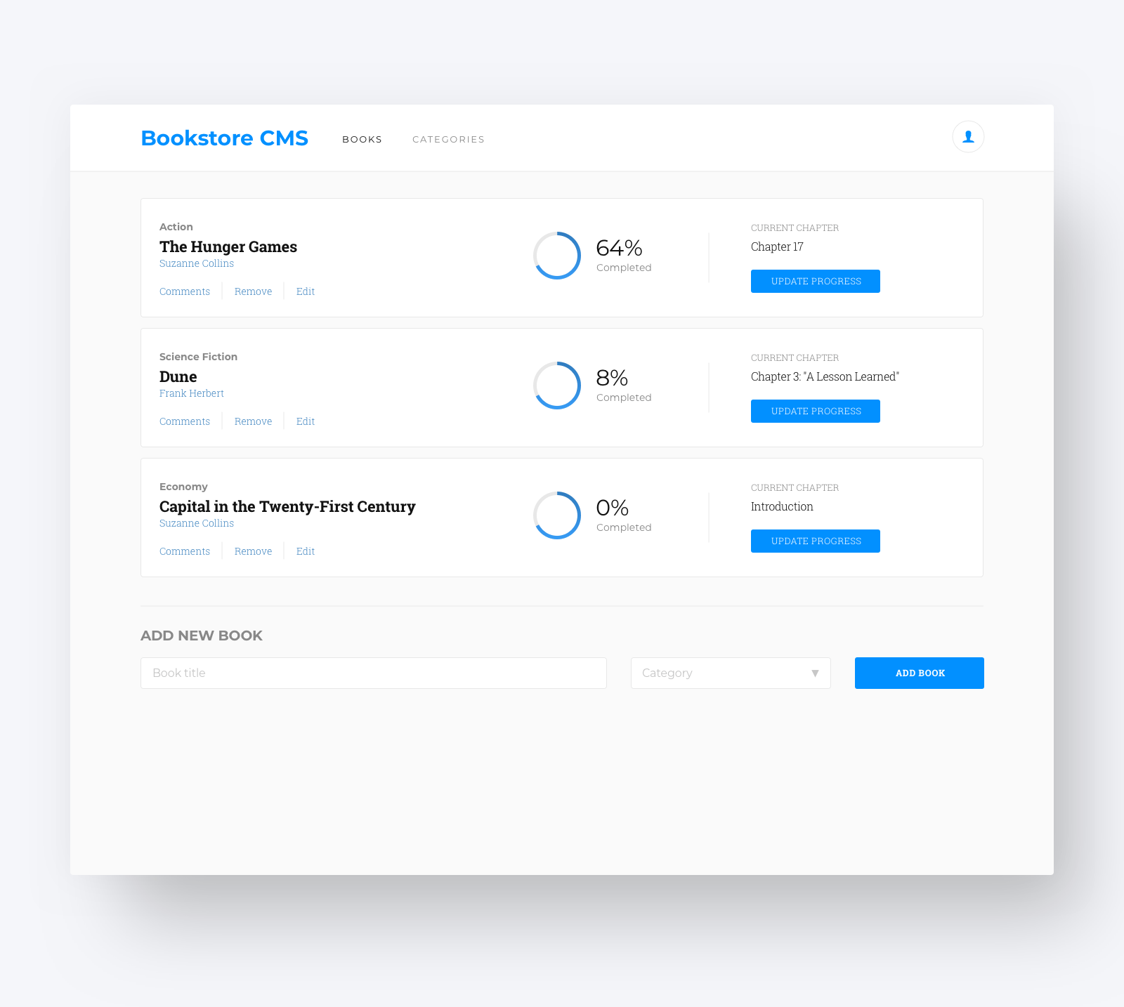 GitHub tariktesfa/bookstore The Bookstore is a website with two