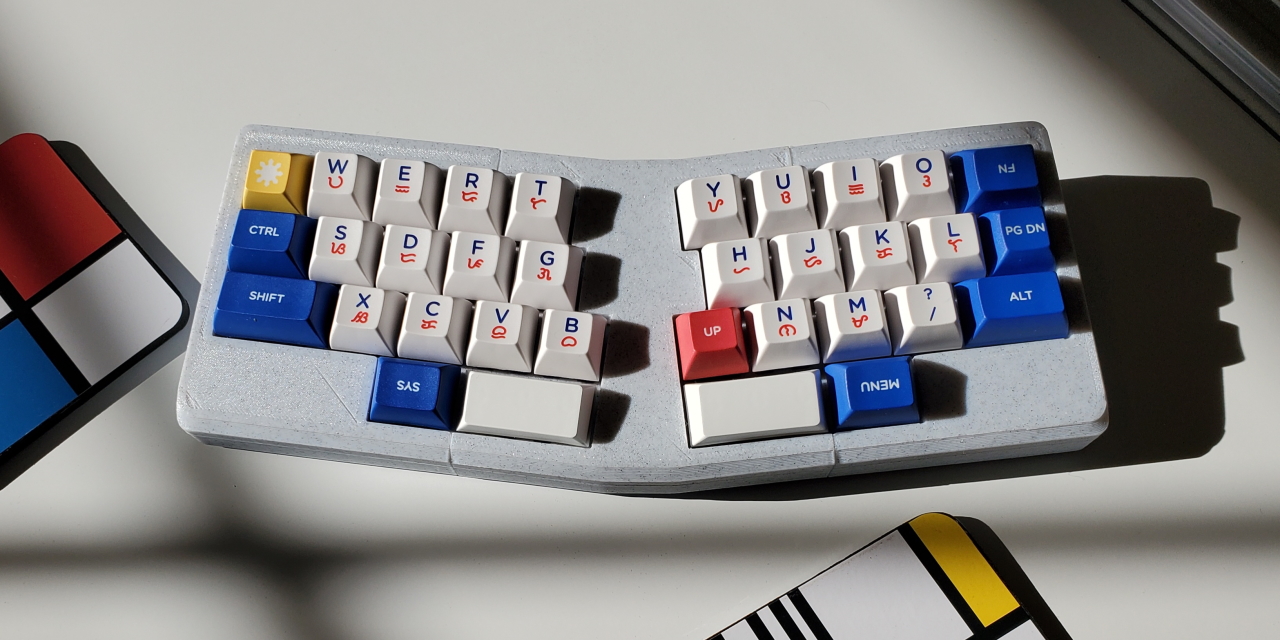 GitHub somepin/lalettre A Le Chiffre/QAZlike 3d printed handwired