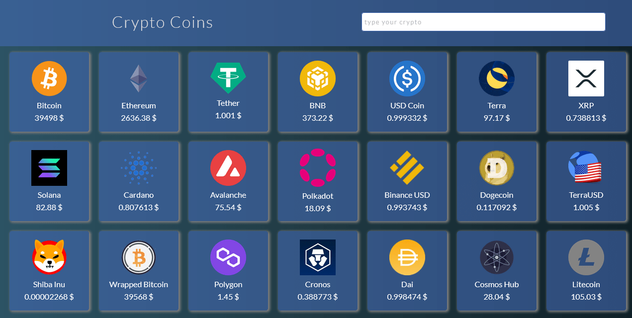 GitHub Nicolaswg/cryptocapstoneproject This is full SPA project