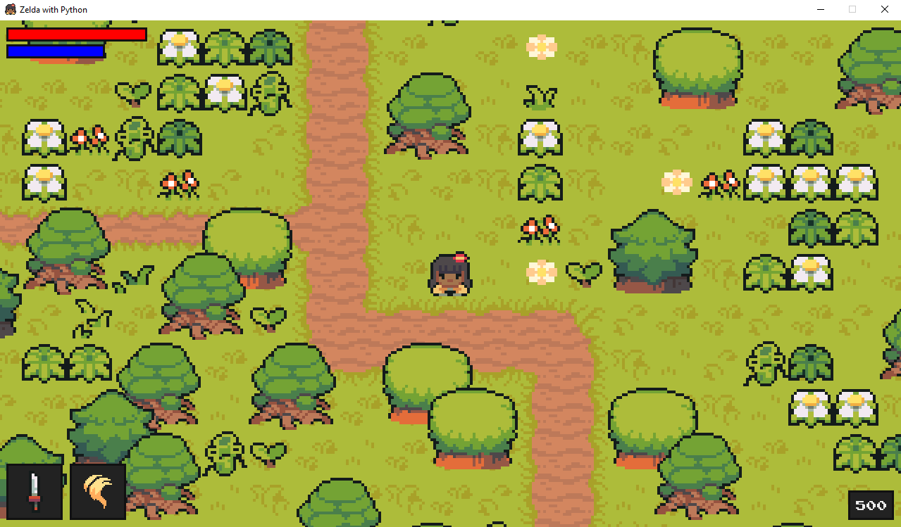 GitHub Spyder0/ZeldawithPython A basic Zeldalike game made with