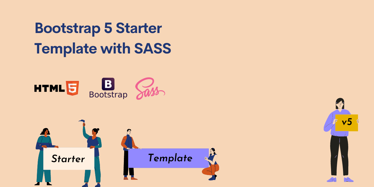 GitHub saadtanvir1994/Bootstrap5startertemplatewithSASS It is a starter template that