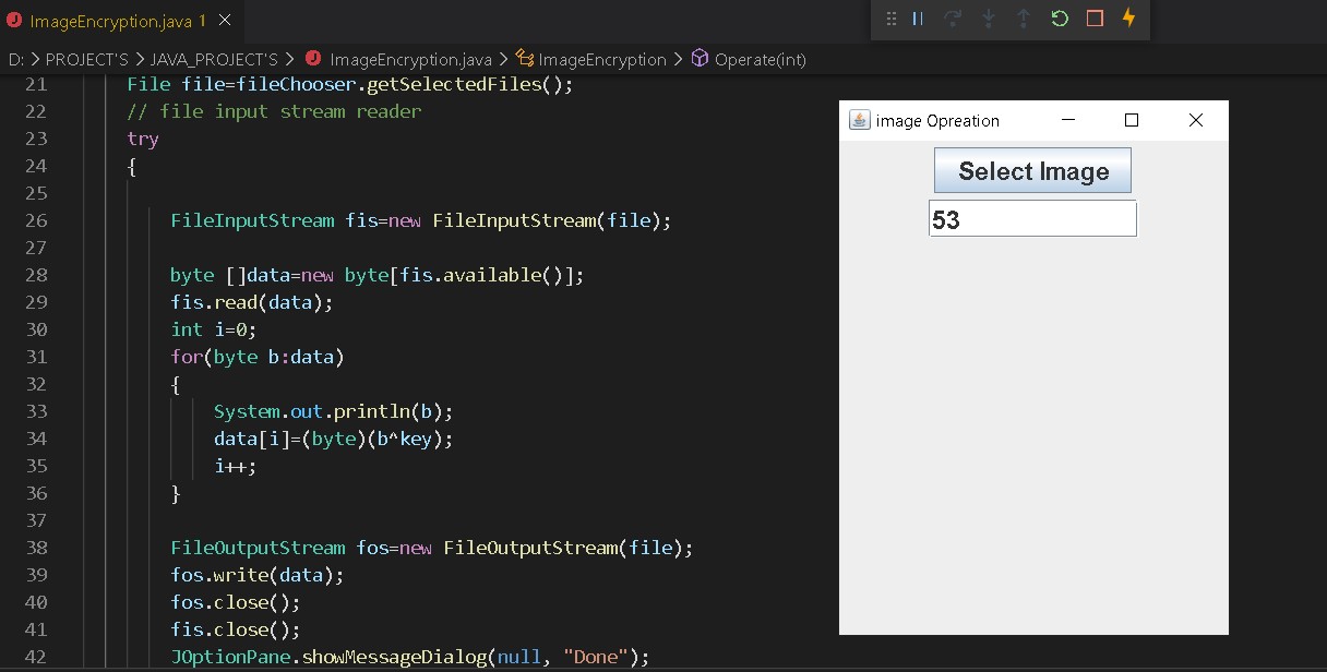 GitHub SayedTabish72/ImageEncryptionandDecryptionusingJava