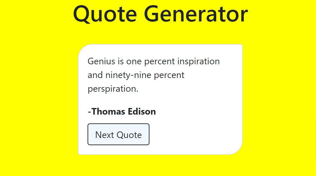 GitHub renoldkingsely/randomquotesgenerator we’ll build a random