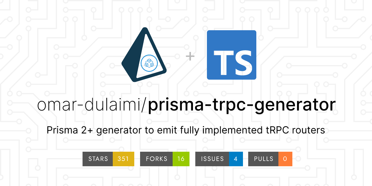 prisma-generator · GitHub Topics · GitHub