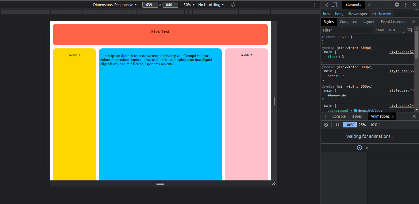 GitHub idristrades/CSSFlexboxtemplate HTML and CSS flexbox page layout