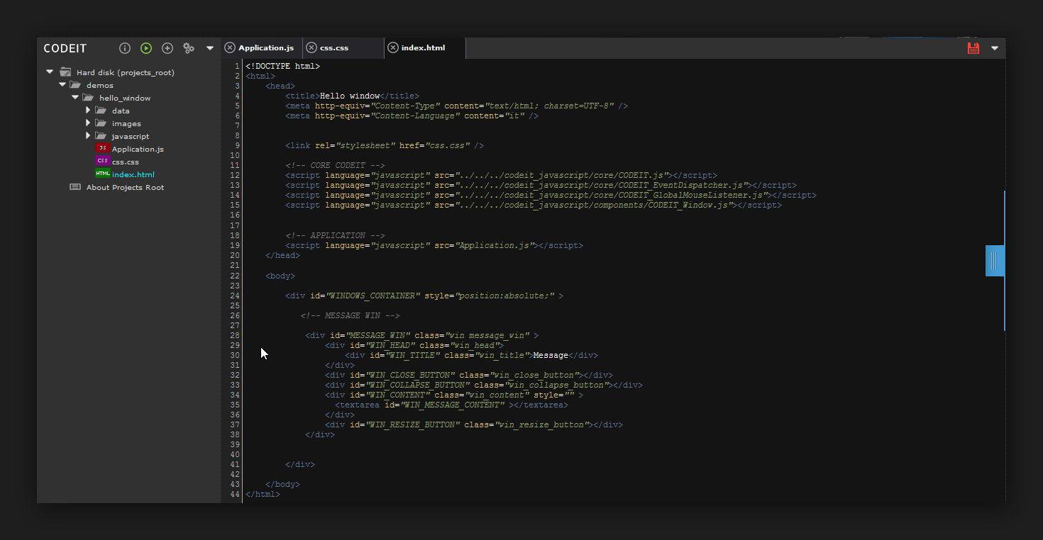 GitHub Crew/CODEITIDE CODEIT is a simple IDE, which can handle