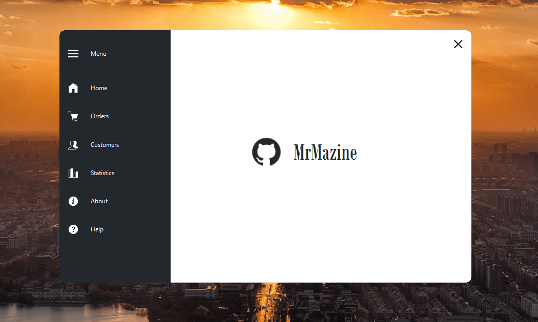 GitHub MrMazine/ModernSlidingSidebarCSharpWinform Modern Sliding Sidebar UI / UX Using C