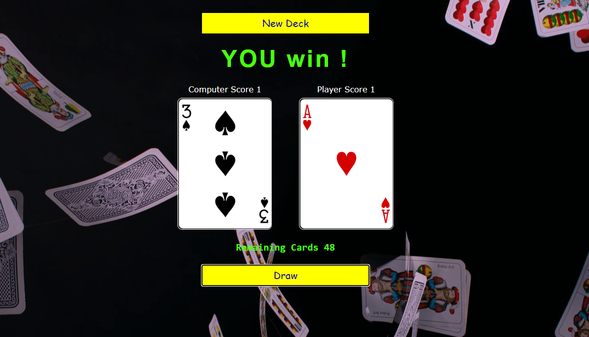 GitHub twinkalp10/WarofCards An interesting Card game that allows