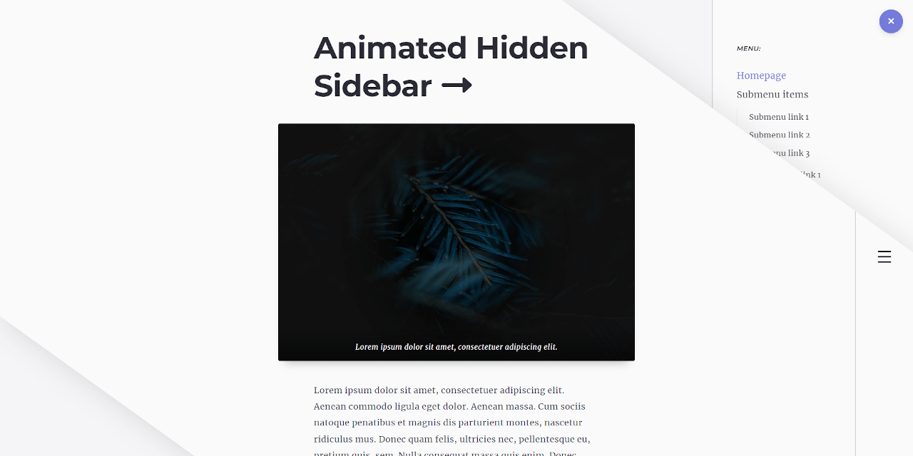 sidebaranimation · GitHub Topics · GitHub