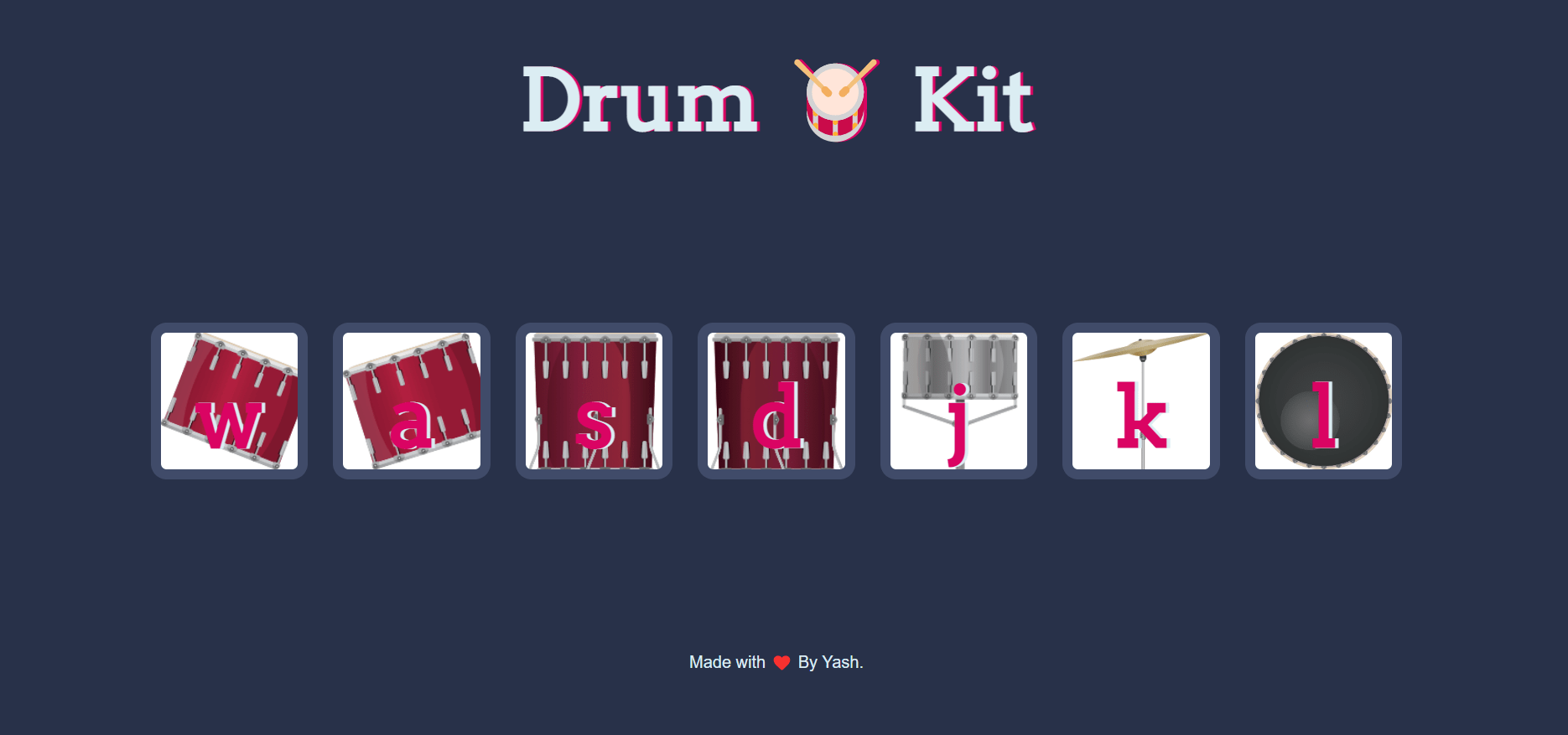 GitHub itskumaryash/DrumKitProject A Drum Kit created with