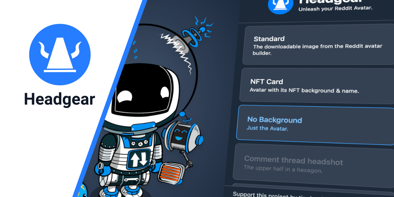 GitHub h4l/headgear Unleash your Reddit Avatar.