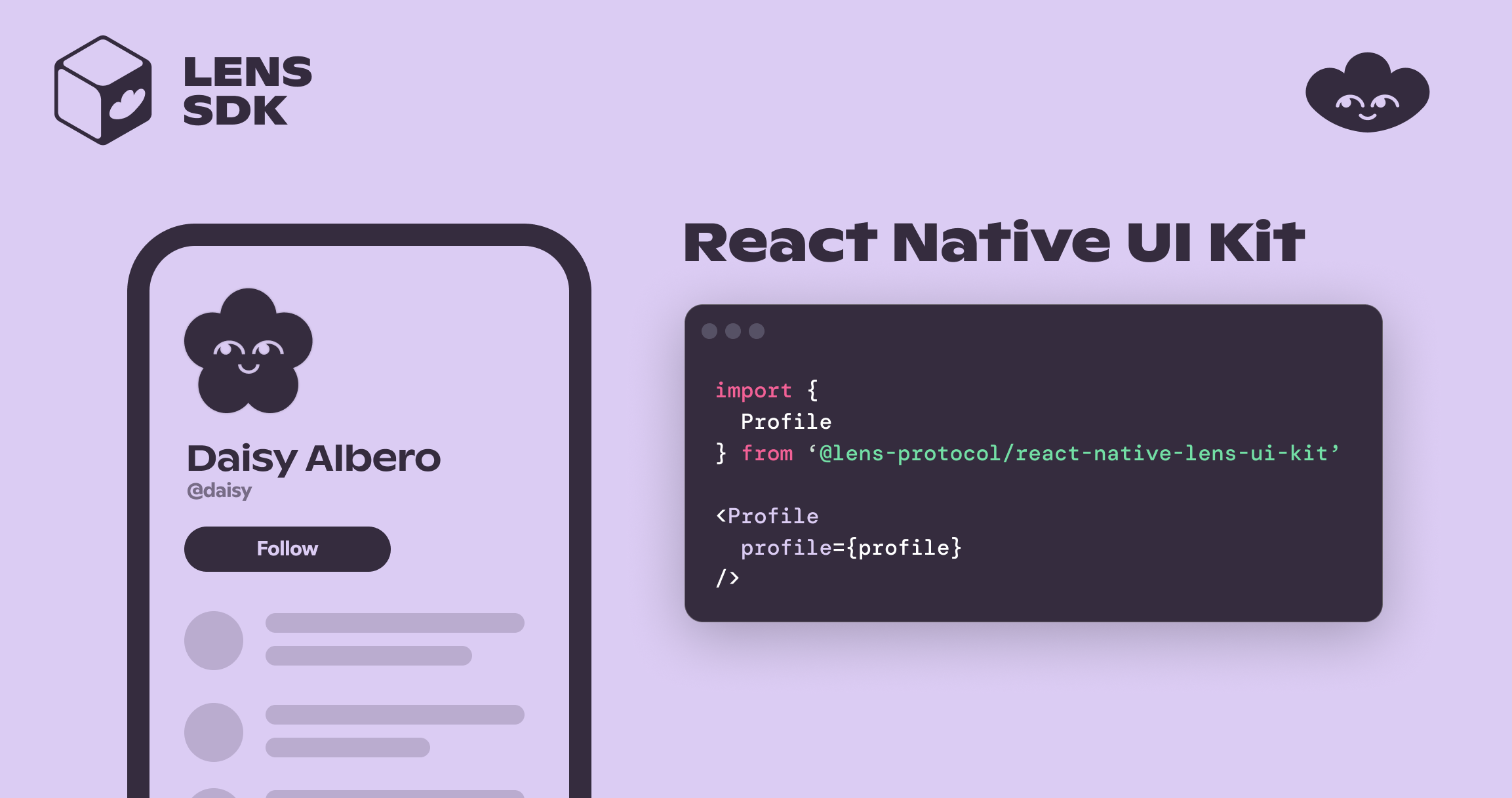 GitHub lensprotocol/reactnativelensuikit Lens UI Kit for React