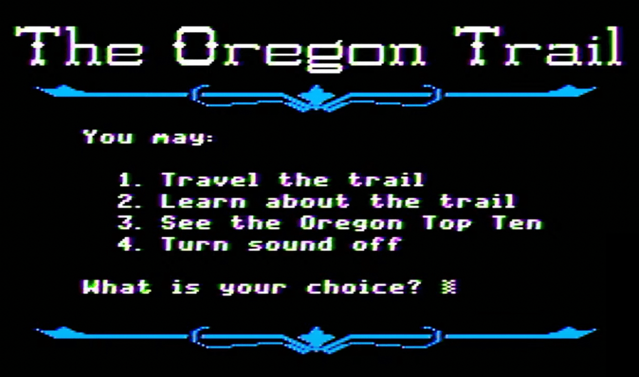 GitHub CodingTrain/OregonTrail A p5.js version of the Apple