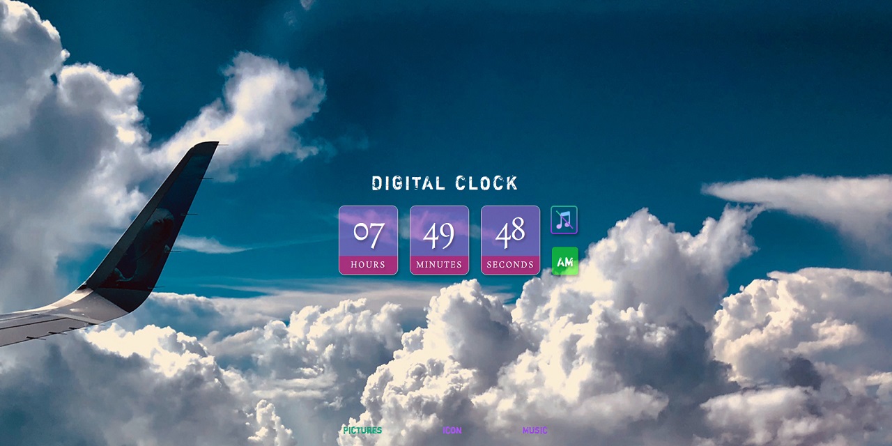 GitHub asyaLebedeva/prettyclock digitalclockwebpage