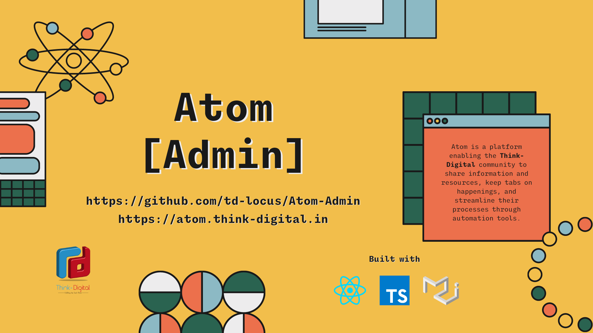 GitHub tdlocus/AtomAdmin Admin application for Atom. Atom is a platform enabling the Think