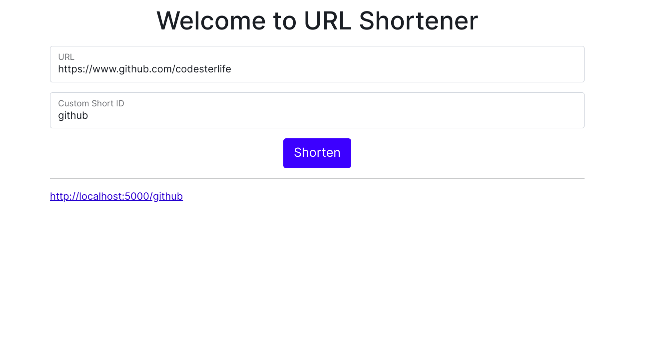 GitHub codesterlife/url_shortener_project URL shortener project