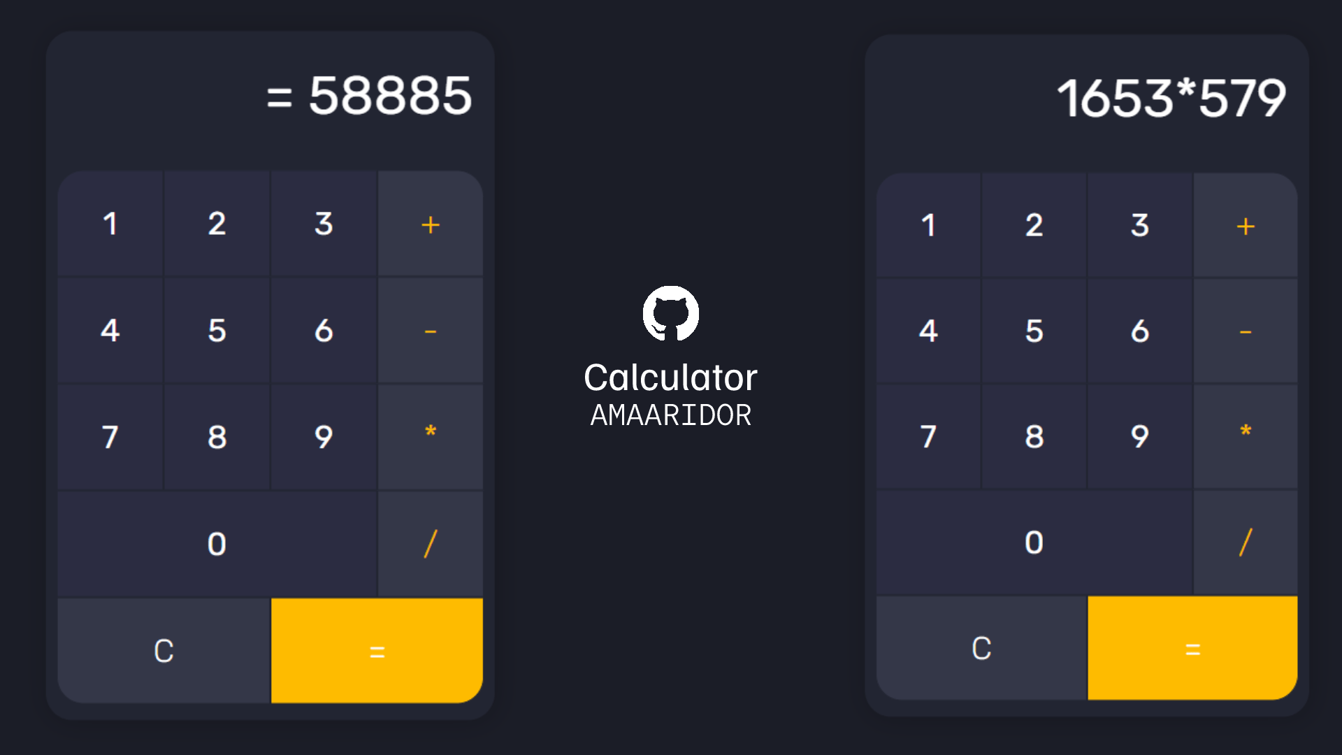 GitHub AMAARIDOR/realcalculator Simple eval based calculator